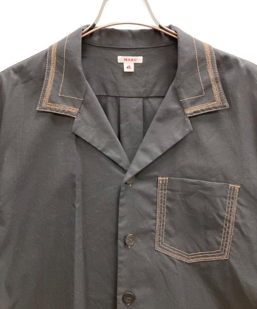masu（エムエーエスユー）MASU (エムエーエスユー) LUCIE SHIRTS ブラック サイズ:48の古着・服飾アイテム