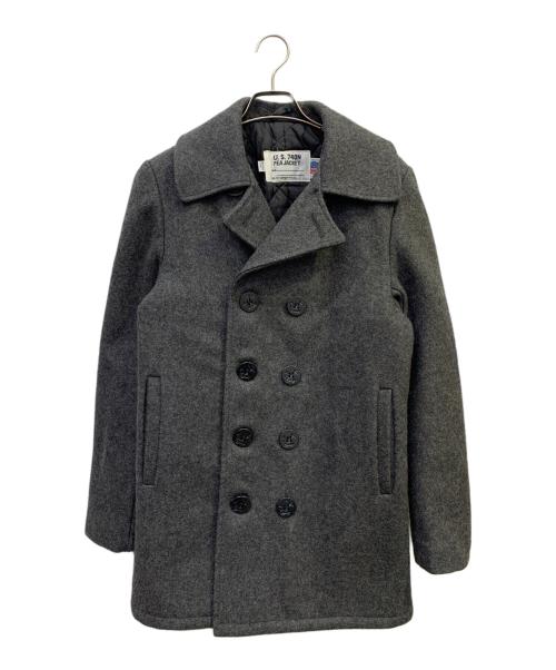 Schott（ショット）Schott (ショット) U.S.740N PEA JACKET グレー サイズ:34の古着・服飾アイテム