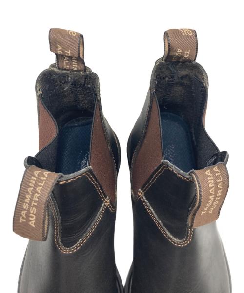 BLUND STONE（ブランドストーン）BLUND STONE (ブランドストーン) DRESS/ドレス ブラウン ナチュラルレザー サイドゴアブーツ ブラック サイズ:6の古着・服飾アイテム