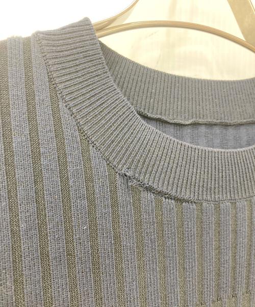 Noble（ノーブル）Noble (ノーブル) ランダムリブマーメイドニットワンピース ネイビー サイズ:表記無の古着・服飾アイテム