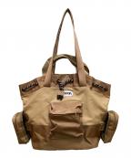 OUTDOOR PRODUCTS×Risleyアウトドア プロダクツ×リズレー）の古着「コラボダブルハンドルトート」｜ベージュ