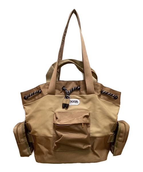 OUTDOOR PRODUCTS（アウトドア プロダクツ）OUTDOOR PRODUCTS (アウトドア プロダクツ) RISLEY (リズレー) コラボダブルハンドルトート ベージュの古着・服飾アイテム