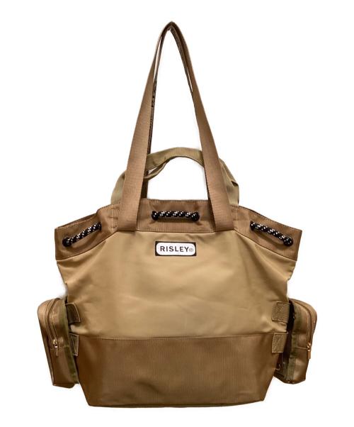 OUTDOOR PRODUCTS（アウトドア プロダクツ）OUTDOOR PRODUCTS (アウトドア プロダクツ) RISLEY (リズレー) コラボダブルハンドルトート ベージュの古着・服飾アイテム