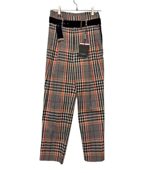 DOUBLE STANDARD CLOTHING（ダブルスタンダードクロージング）DOUBLE STANDARD CLOTHING (ダブルスタンダードクロージング) DOUBLE STANDARD CLOTHING　チェックパンツ マルチカラー サイズ:SIZE 38 未使用品の古着・服飾アイテム