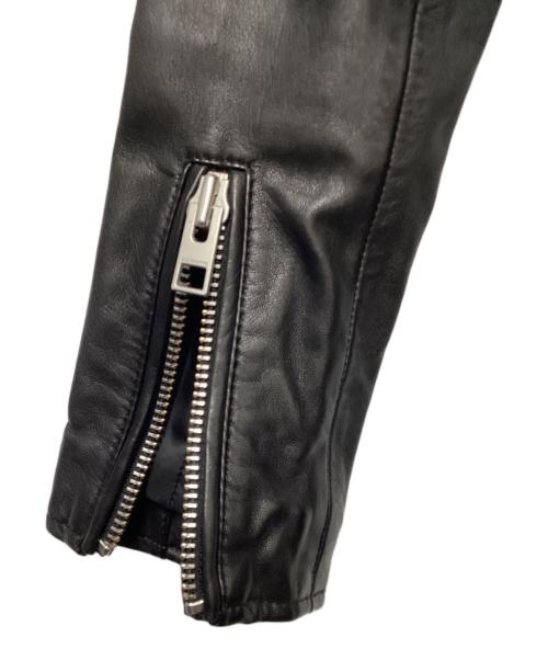 ALL SAINTS（オールセインツ）ALL SAINTS (オールセインツ) レザーダブルライダースジャケット ブラック サイズ:不明の古着・服飾アイテム