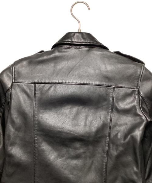 ALL SAINTS（オールセインツ）ALL SAINTS (オールセインツ) レザーダブルライダースジャケット ブラック サイズ:不明の古着・服飾アイテム