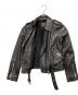 中古・古着 ALL SAINTS (オールセインツ) レザーダブルライダースジャケット ブラック サイズ:不明：6000円