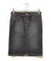 GUCCI（グッチ）の古着「デニムスカート」｜ブラック