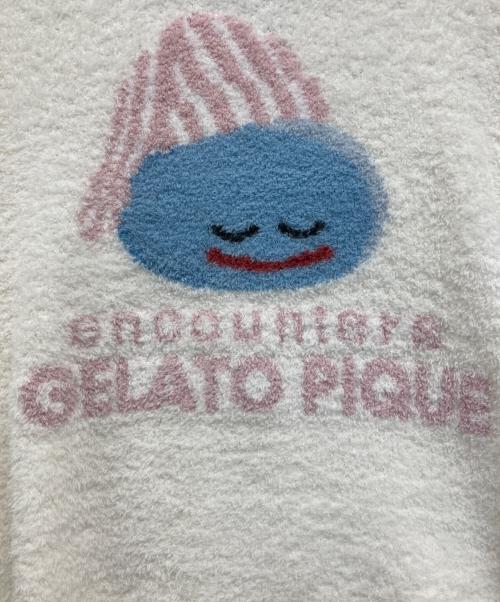 gelato pique（ジェラートピケ）gelato pique (ジェラートピケ) ドラゴンクエスト (ドラゴンクエスト) ベビモコプルオーバー&ボーダーロングパンツセット ピンク サイズ:FREE 未使用品の古着・服飾アイテム