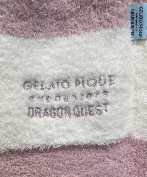 gelato pique（ジェラートピケ）gelato pique (ジェラートピケ) ドラゴンクエスト (ドラゴンクエスト) ベビモコプルオーバー&ボーダーロングパンツセット ピンク サイズ:FREE 未使用品の古着・服飾アイテム