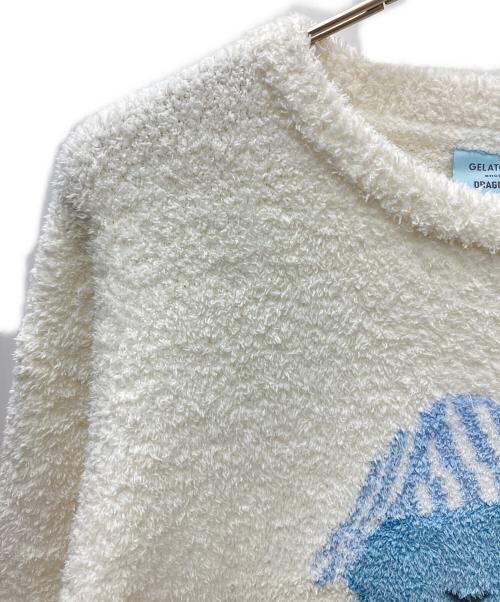 GELATO PIQUE HOMME（ジェラートピケ オム）GELATO PIQUE HOMME ドラゴンクエスト (ドラゴンクエスト) GELATO PIQUE HOMME(ジェラートピケ オム)ベビモコプルオーバー&ボーダーロングパンツセット ブルー サイズ:Ｍ 未使用品の古着・服飾アイテム