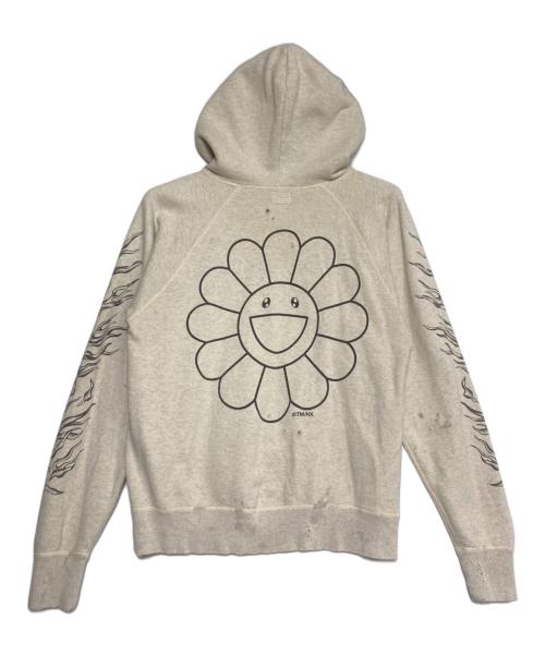 SAINT MICHAEL（セントマイケル）SAINT MICHAEL (セントマイケル) 村上隆 (ムラカミタカシ) 21SS MURAKAMI Hoodie オートミール サイズ:Lの古着・服飾アイテム