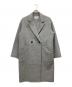 FRAMeWORK（フレームワーク）の古着「SUPER160’sダブルブレストコート」｜グレー