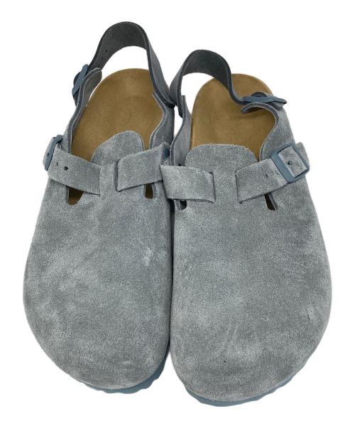 BIRKENSTOCK（ビルケンシュトック）BIRKENSTOCK (ビルケンシュトック) スウェードサンダル グレー サイズ:28㎝の古着・服飾アイテム