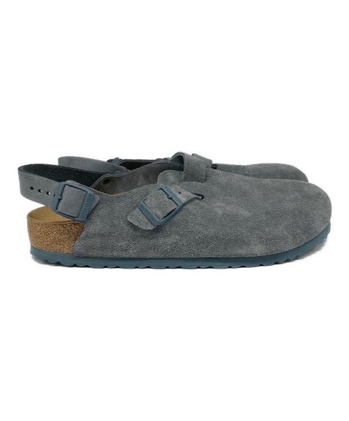 BIRKENSTOCK（ビルケンシュトック）BIRKENSTOCK (ビルケンシュトック) スウェードサンダル グレー サイズ:28㎝の古着・服飾アイテム