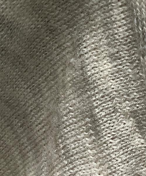 45R（フォーティファイブ・アール）45R (フォーティファイブ・アール) ウォッシャブルウールのフレアTシャツ ベージュの古着・服飾アイテム