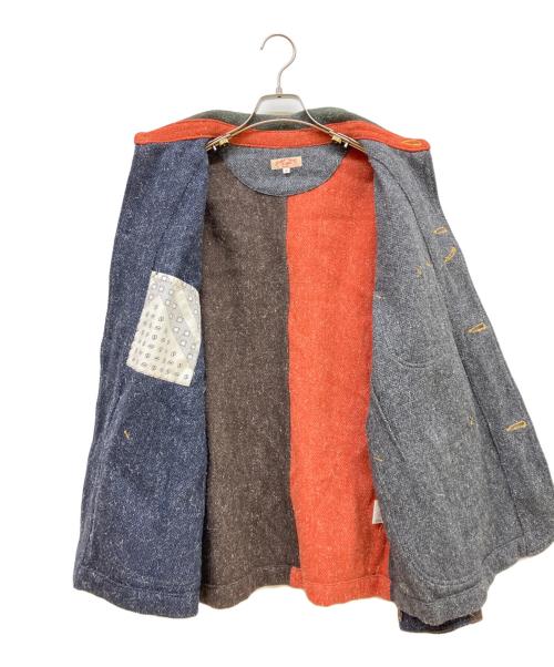 SUGAR CANE（シュガーケーン）SUGAR CANE (シュガーケーン) ウールクレイジーワークジャケット グレー サイズ:SIZE Lの古着・服飾アイテム