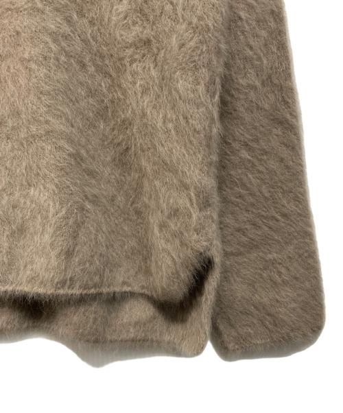 FRAMeWORK（フレームワーク）FRAMeWORK (フレームワーク) FOX/CASHMERE （フォックス　カシミヤ） ボートネック プルオーバー ベージュ サイズ:FREEの古着・服飾アイテム