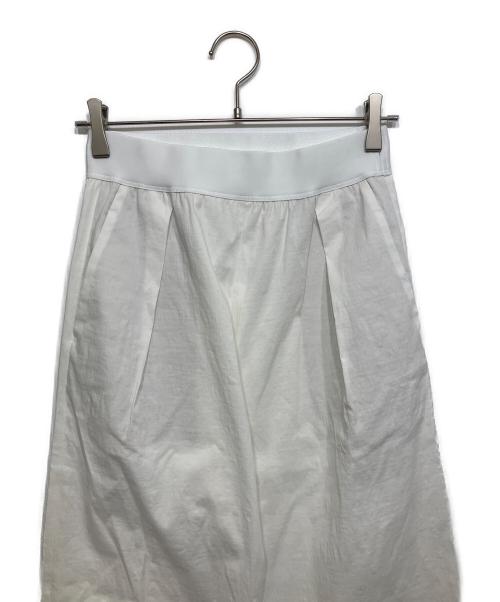 MUSE de Deuxieme Classe（ミューズ ドゥーズィエム クラス）MUSE de Deuxieme Classe (ミューズ ドゥーズィエム クラス) stretch twill タックパンツ ホワイト サイズ:38の古着・服飾アイテム