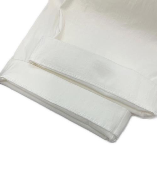 MUSE de Deuxieme Classe（ミューズ ドゥーズィエム クラス）MUSE de Deuxieme Classe (ミューズ ドゥーズィエム クラス) stretch twill タックパンツ ホワイト サイズ:38の古着・服飾アイテム