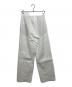 MUSE de Deuxieme Classe (ミューズ ドゥーズィエム クラス) stretch twill タックパンツ ホワイト サイズ:38：8000円
