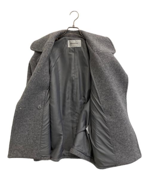 NATURAL BEAUTY BASIC（ナチュラルビューティーベーシック）NATURAL BEAUTY BASIC (ナチュラルビューティーベーシック) ウーリーフォルムハーフコート グレー サイズ:Sの古着・服飾アイテム