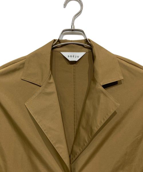 SOEJU（ソージュ）SOEJU (ソージュ) リモンタパッカブルコート キャメル サイズ:Sの古着・服飾アイテム