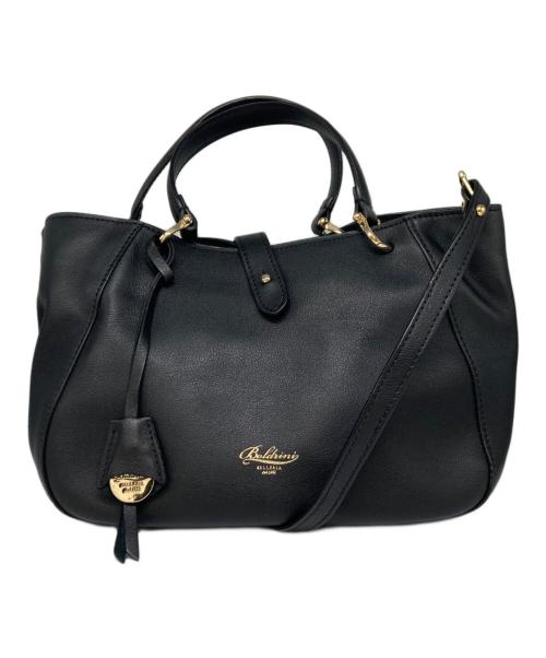 BOLDRINI SELLERIA（ボルドリーニ セレリア）BOLDRINI SELLERIA (ボルドリーニ セレリア) ラウンドトート (S) ブラック サイズ:-の古着・服飾アイテム