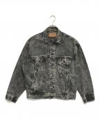 LEVI'Sリーバイス）の古着「ケミカルウォッシュデニムジャケット」｜ブラック