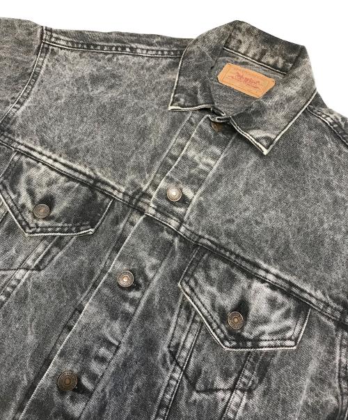LEVI'S（リーバイス）LEVI'S (リーバイス) ケミカルウォッシュデニムジャケット ブラック サイズ:Sの古着・服飾アイテム