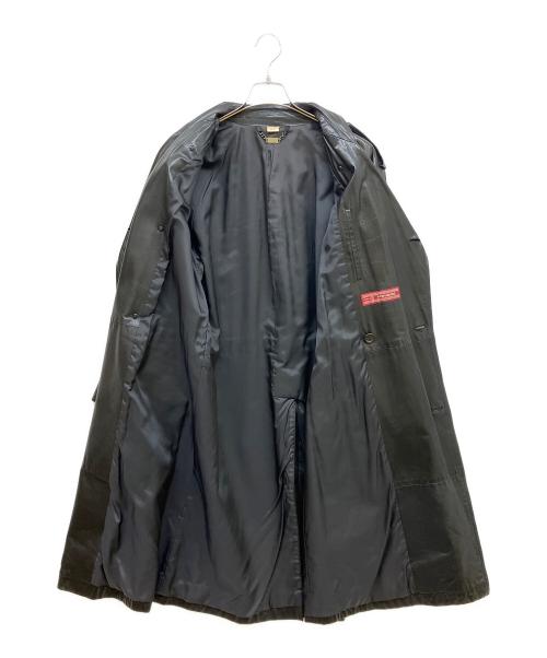 D'URBAN（ダーバン）D'URBAN (ダーバン) レザー トレンチコート ブラック サイズ:90−5の古着・服飾アイテム
