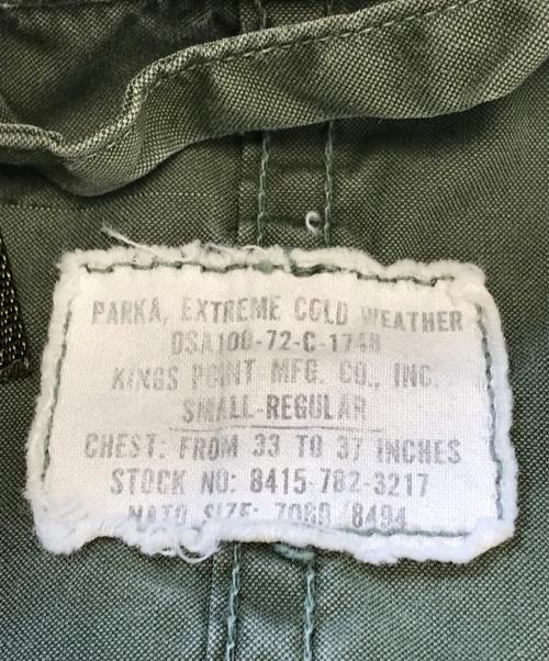 VINTAGE MILITARY（ヴィンテージ ミリタリー）VINTAGE MILITARY (ヴィンテージ ミリタリー) M-65モッズコート カーキ サイズ:Sの古着・服飾アイテム
