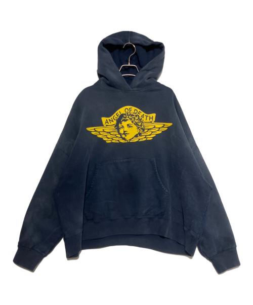 SAINT MICHAEL（セントマイケル）SAINT MICHAEL (セントマイケル) ANGEL HOODIE ブルー サイズ:Mの古着・服飾アイテム