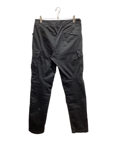 STONE ISLAND（ストーンアイランド）STONE ISLAND (ストーンアイランド) Straight-Leg Cargo Trousers ブラック サイズ:W31の古着・服飾アイテム