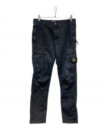 STONE ISLAND（ストーンアイランド）の古着「Straight-Leg Cargo Trousers」｜ブラック