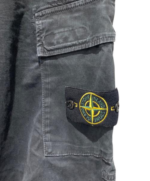 STONE ISLAND（ストーンアイランド）STONE ISLAND (ストーンアイランド) Straight-Leg Cargo Trousers ブラック サイズ:W32の古着・服飾アイテム