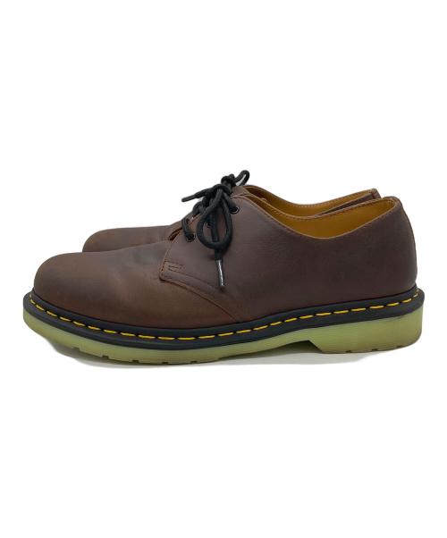 Dr.Martens（ドクターマーチン）Dr.Martens (ドクターマーチン) バイカラ-3ホールシューズ ブラウン サイズ:UK9の古着・服飾アイテム