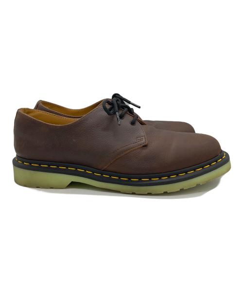 Dr.Martens（ドクターマーチン）Dr.Martens (ドクターマーチン) バイカラ-3ホールシューズ ブラウン サイズ:UK9の古着・服飾アイテム