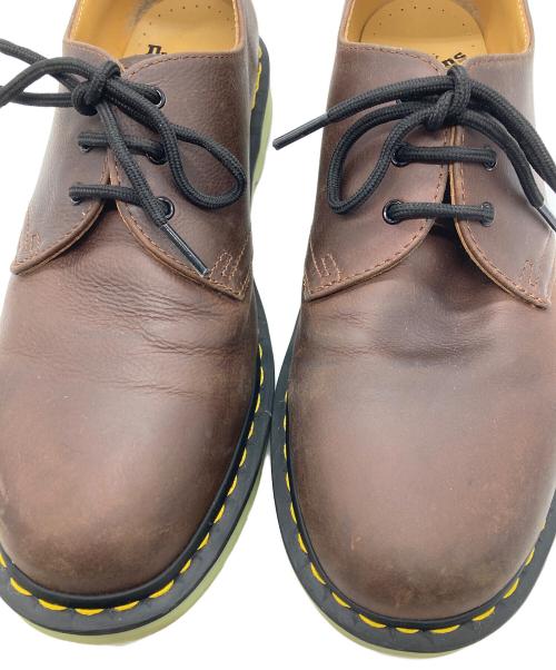 Dr.Martens（ドクターマーチン）Dr.Martens (ドクターマーチン) バイカラ-3ホールシューズ ブラウン サイズ:UK9の古着・服飾アイテム