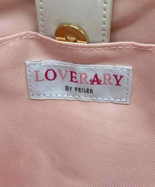 LOVERARY by FEILER（ラブラリー バイ フェイラー）LOVERARY by FEILER (ラブラリー バイ フェイラー) 2WAYバッグ/ラブラリーロゴ フェイクファーバッグ ピンクの古着・服飾アイテム