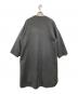ENFOLD (エンフォルド) ファインリバービーバーノーカラースリットコート グレー サイズ:36：13000円