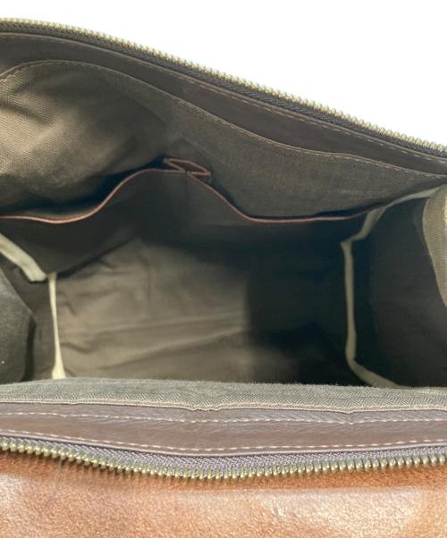 genten（ゲンテン）genten (ゲンテン) ミモザ・ベーシックリュック ブラウン×カーキの古着・服飾アイテム