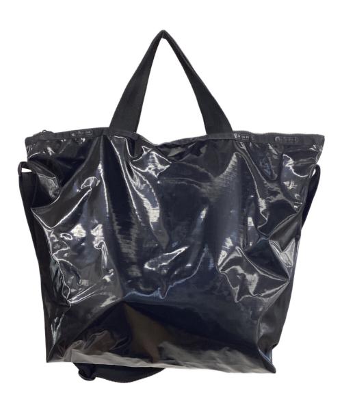 LeSportsac（レスポートサック）LeSportsac (レスポートサック) ひとりっぷ (ヒトリップ) GOOD DAY TOTE2 ブラック×ブルーの古着・服飾アイテム