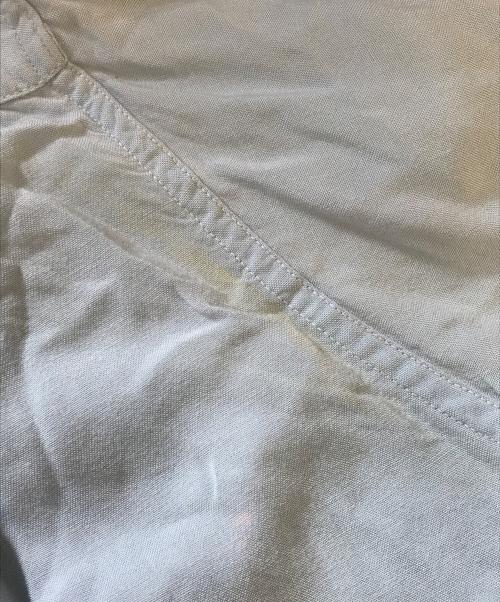 National（ナショナル）National (ナショナル) 刺繍入り オープンカラーシャツ スカイブルー サイズ:Ｌの古着・服飾アイテム