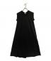 ATON（エイトン）の古着「Suvin air spinning 18/- flared dress」｜ブラック