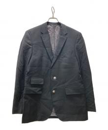 BOSS HUGO BOSS（ボス ヒューゴボス）の古着「メタル釦テーラードジャケット」｜ブラック