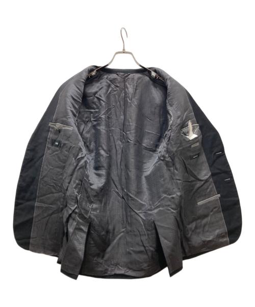 BOSS HUGO BOSS（ボス ヒューゴボス）BOSS HUGO BOSS (ボス ヒューゴボス) メタル釦テーラードジャケット ブラック サイズ:46の古着・服飾アイテム