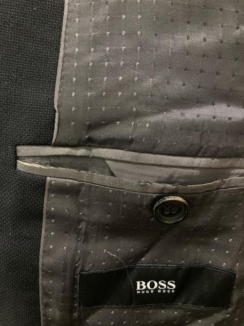 BOSS HUGO BOSS（ボス ヒューゴボス）BOSS HUGO BOSS (ボス ヒューゴボス) メタル釦テーラードジャケット ブラック サイズ:46の古着・服飾アイテム
