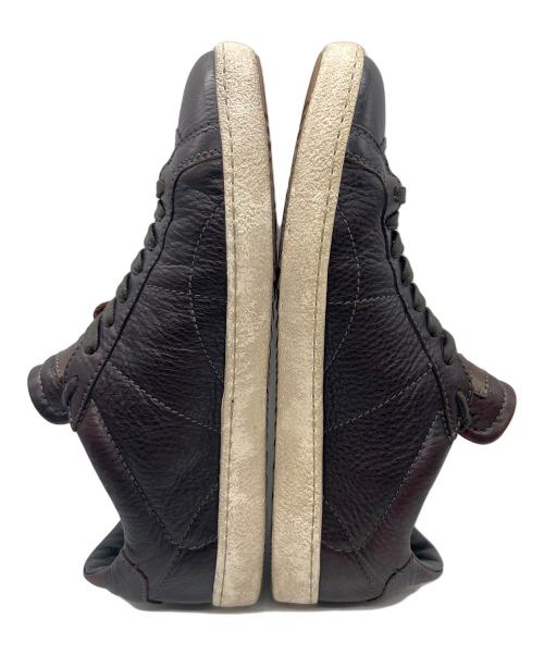 Santoni（サントーニ）Santoni (サントーニ) レザースニーカー ブラウン サイズ:6の古着・服飾アイテム