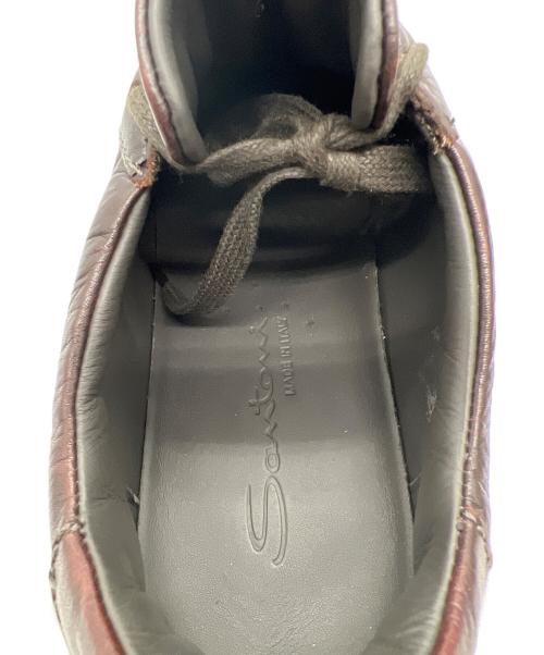 Santoni（サントーニ）Santoni (サントーニ) レザースニーカー ブラウン サイズ:6の古着・服飾アイテム